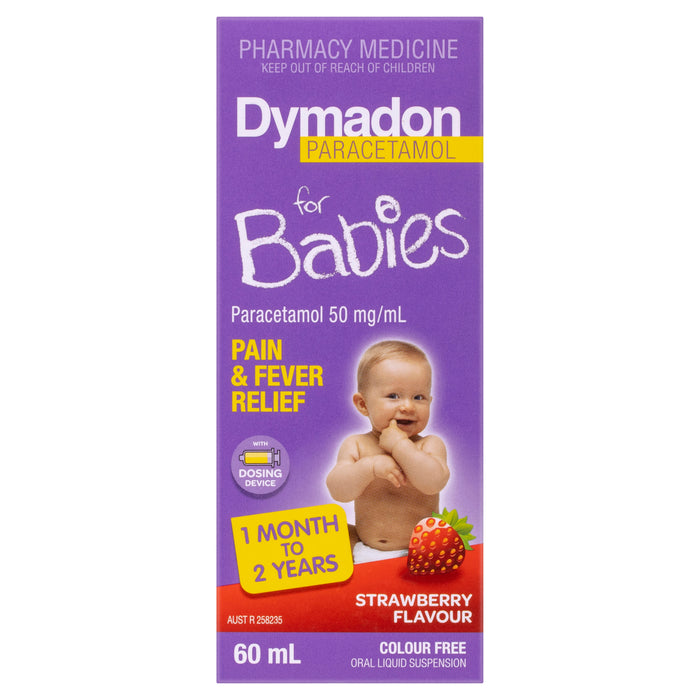 Dymadon 1 Month - 2 Years 60ml Strawberry