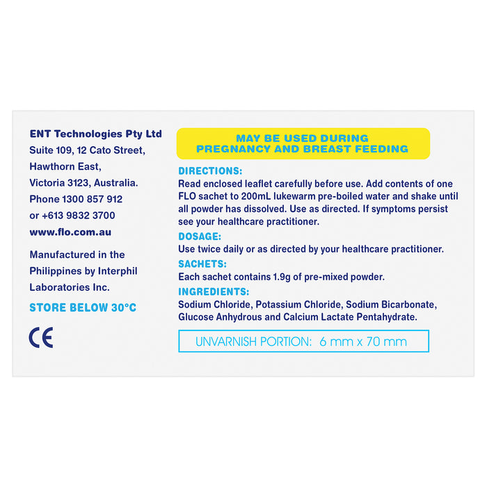 Flo Sinus Care Refill Pack 50 Sachets.