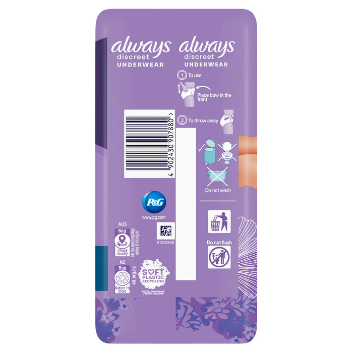 Always Discreet Long Pad 10 Pack