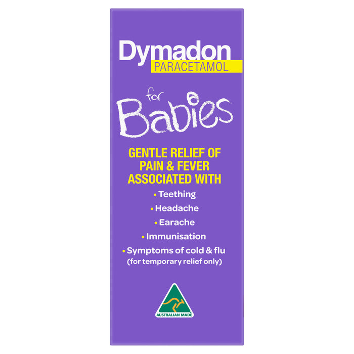 Dymadon for Babies Blackcurrant 1 Month - 2 Years 60ml