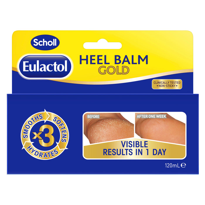 Scholl Eulactol Gold Heel Balm 120ml.
