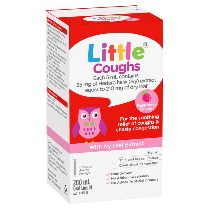 Little Coughs Raspberry 200ml