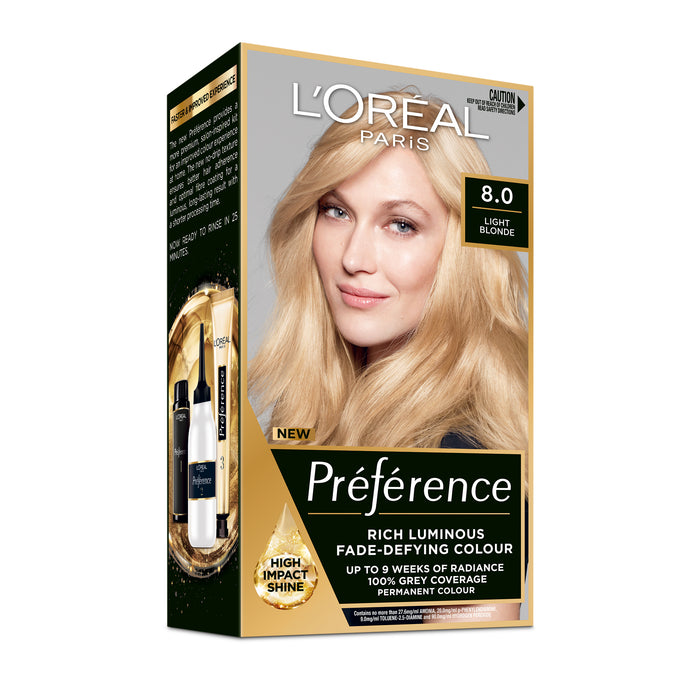L'Oreal Preference 8 California Light Blonde