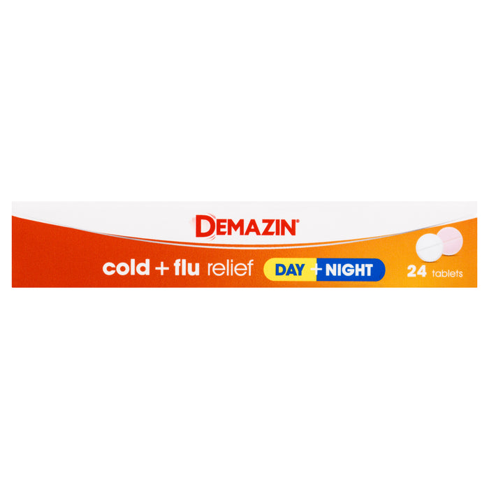 Demazin PE Day & Night Cold & Flu Relief Tablets 24