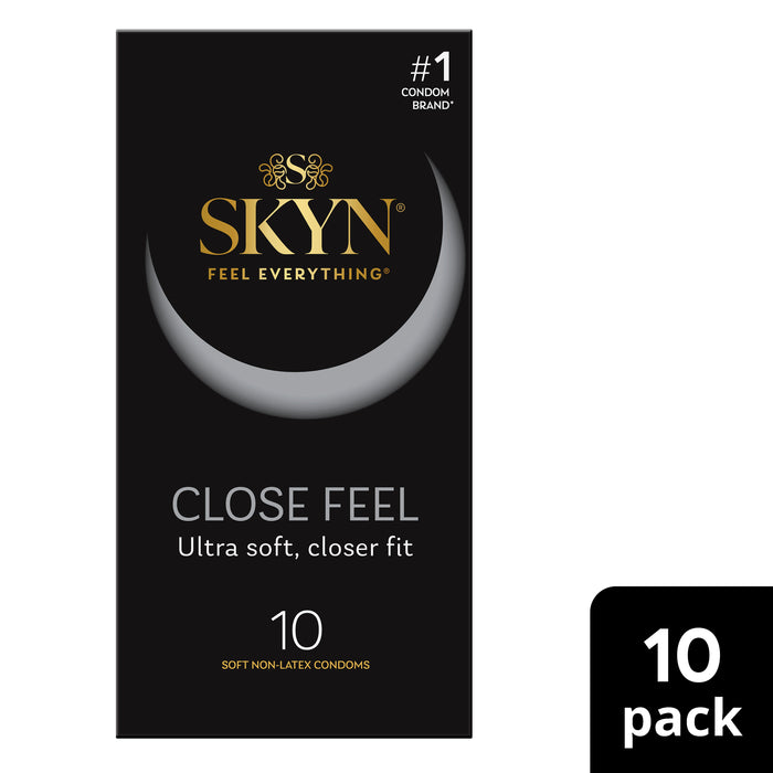 Ansell Lifestyles Condoms Skyn Close Feel Ultra Soft Latex Free 10 Pack