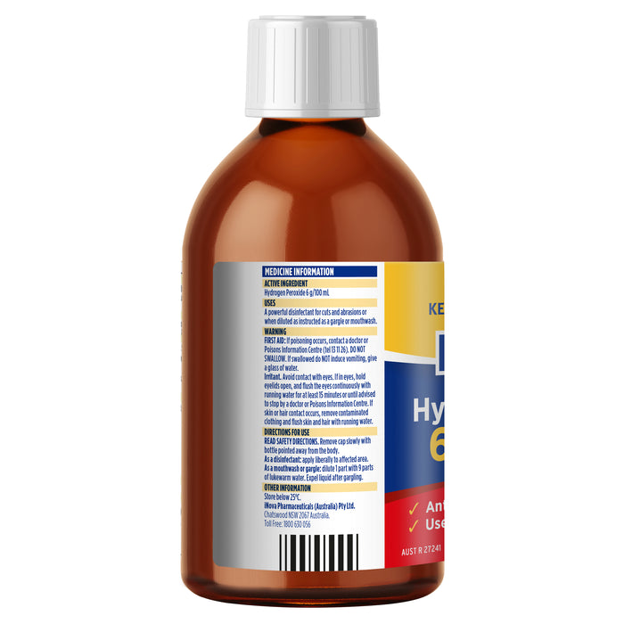 Gold Cross Hydrogen Peroxide 6% 20 vol 400ml.