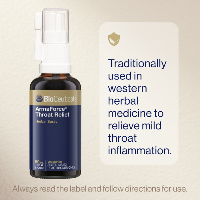 Bioceuticals Armaforce Throat Relief 50ml