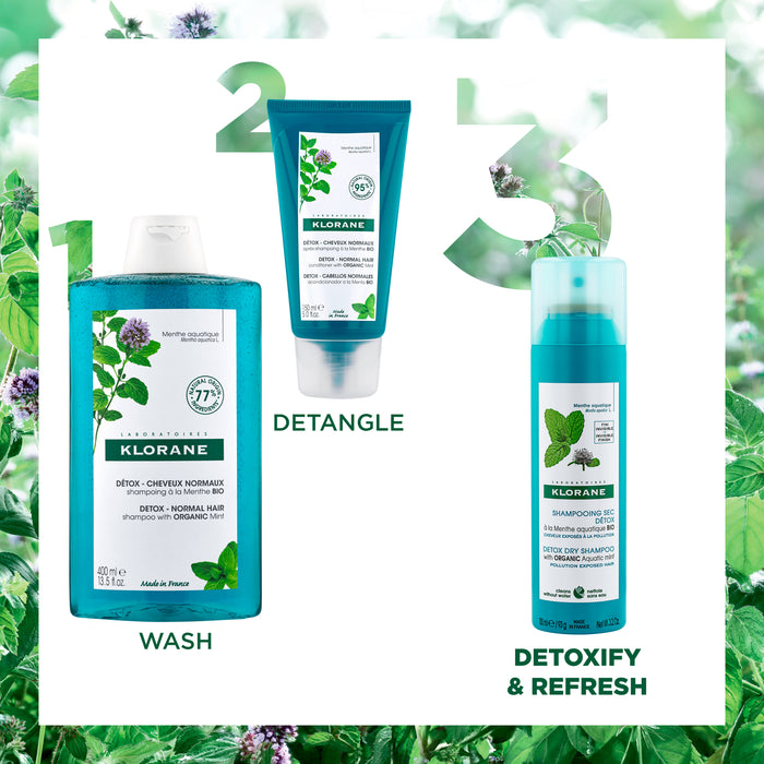 Klorane Aquatic Mint Detox Dry Shampoo 150ml