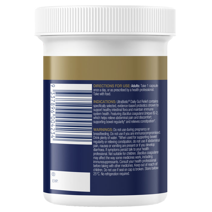 Bioceuticals UltraBiotic Daily Gut Relief 60Capsules