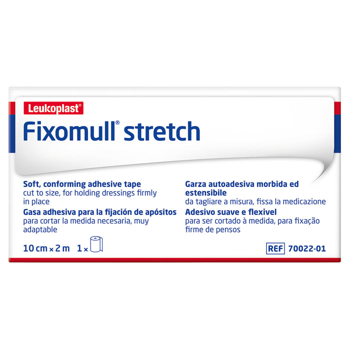 FIXOMULL Stretch 10cm x 2m White Box.