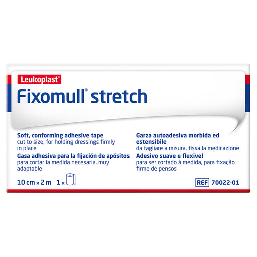 FIXOMULL Stretch 10cm x 2m White Box.