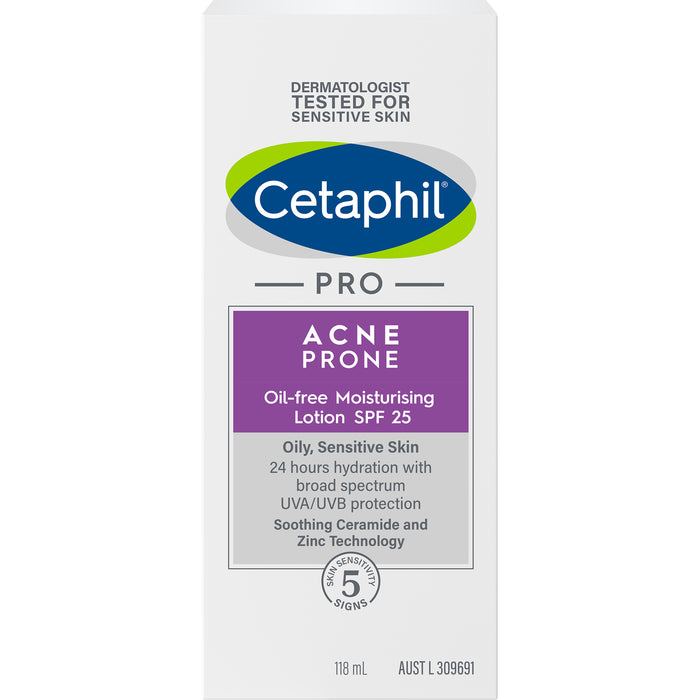 Cetaphil PRO Acne Prone Moisturising Lotion SPF25 118ml.