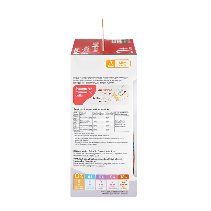 Pigeon Slim Neck Curve Bottle Space 150ml