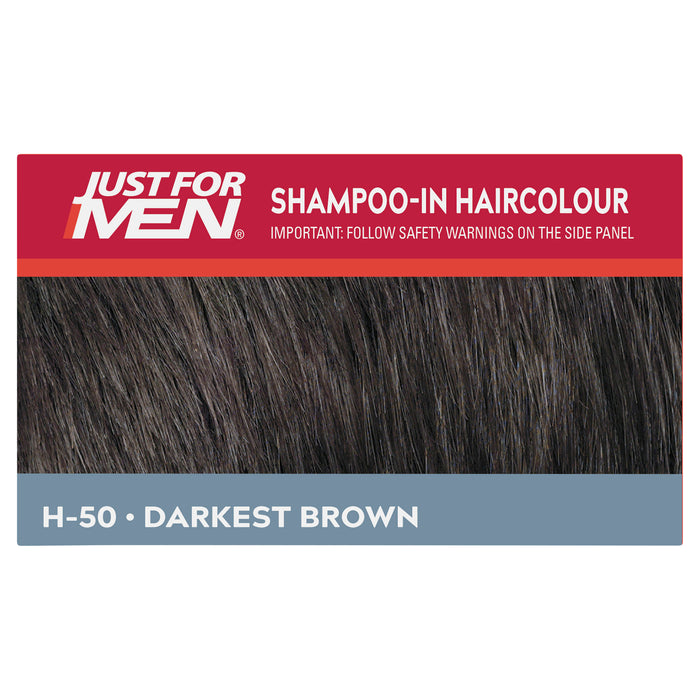 Just For Men Hair Colour 50 Darkest Brown.