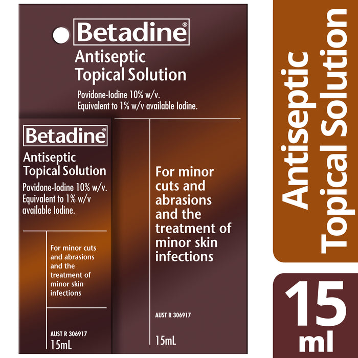 Betadine Antiseptic Liquid 15ml.