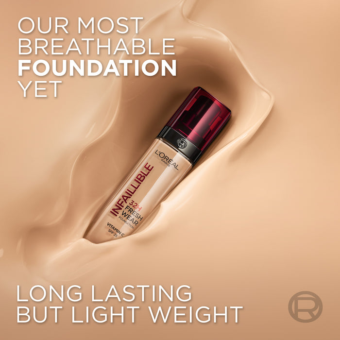 L'Oreal Infallible Fresh Wear Foundation 330 Hazelnut.