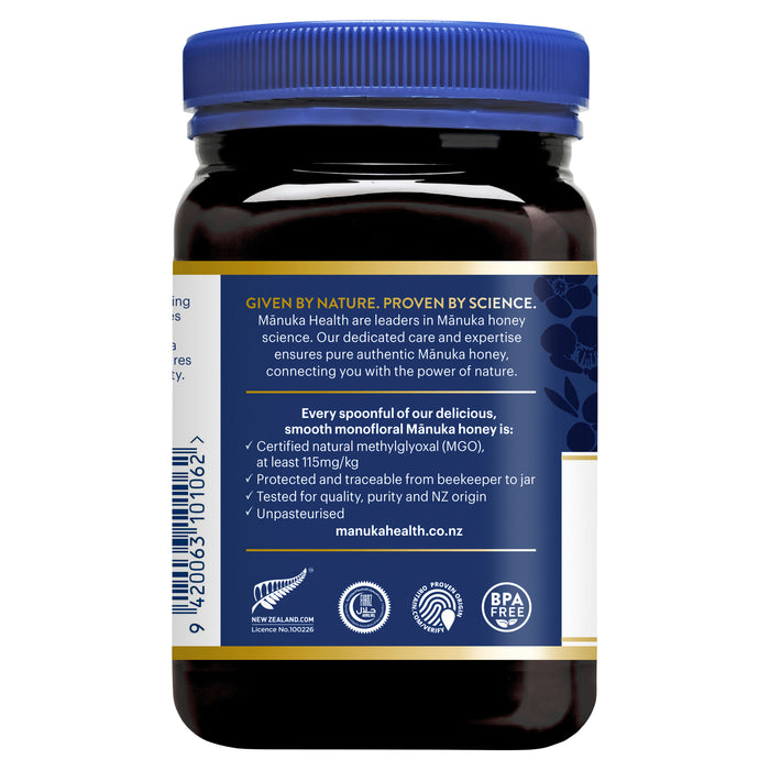 Manuka Health Manuka Honey MGO 115+ UMF6 500G (NOT For sale in WA)