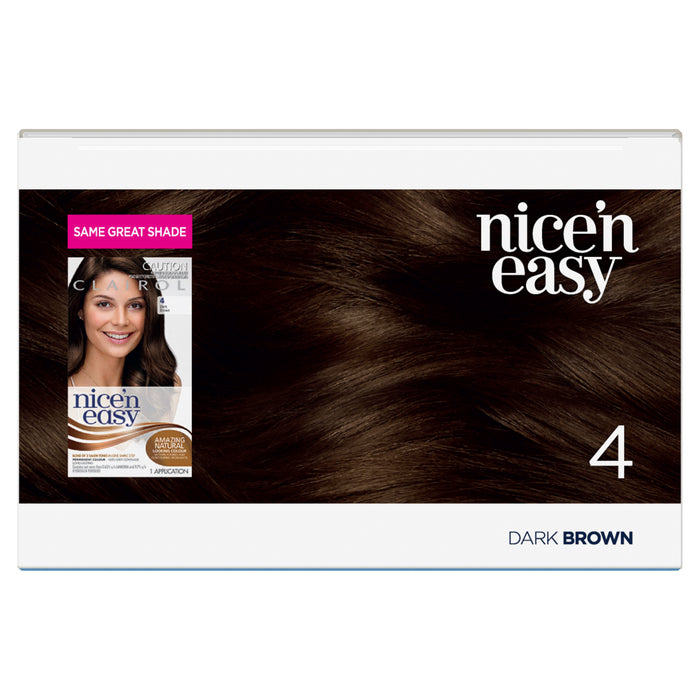 Clairol Nice N Easy 4 Natural Dark Brown