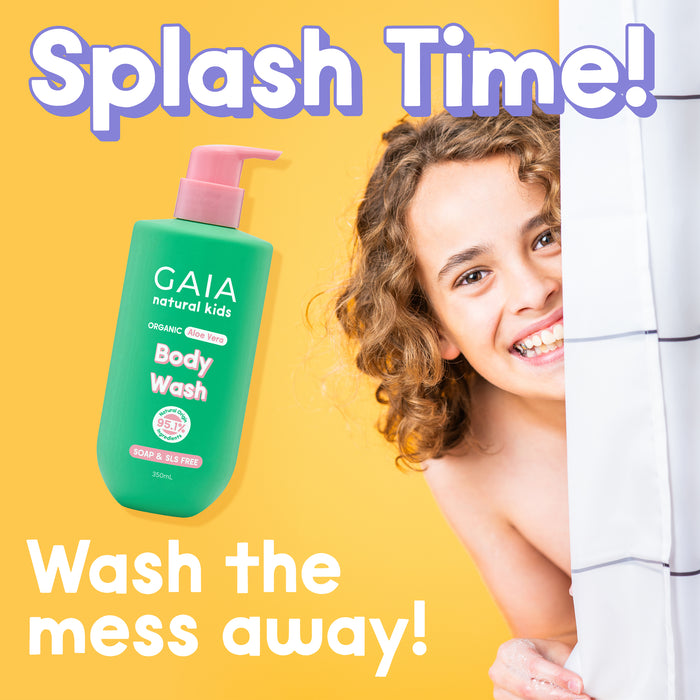 Gaia Natural Kids Organic Aloe Vera Body Wash 350ml