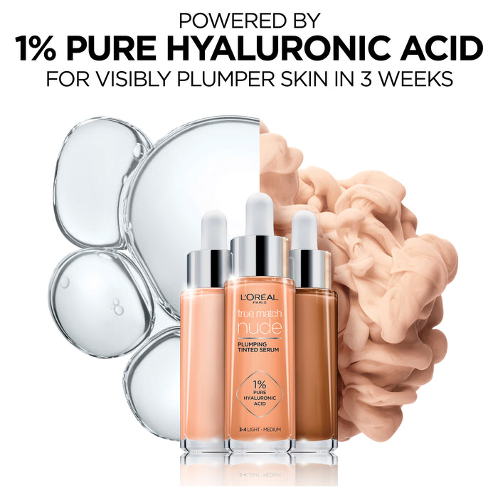L'Oreal True Match Nude Plumping Tinted Serum 6-7 Tan
