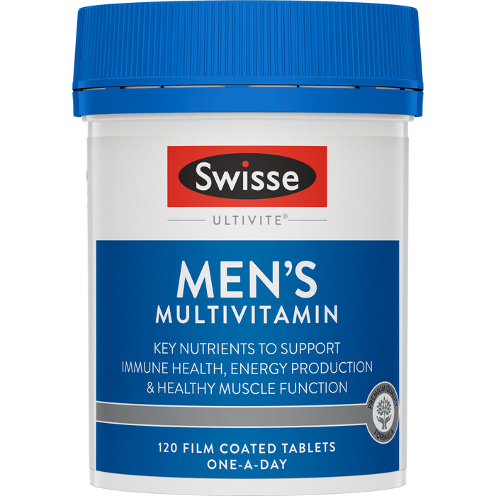 Swisse Mens Ultivite Multivitamin 120 Tablets.