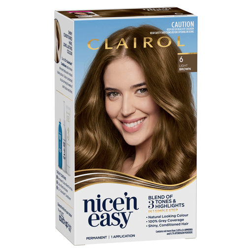 Clairol Nice N Easy 6 Light Brown.