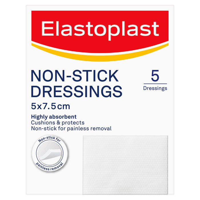 Elastoplast Non-Stick Dressing 7.5cm x 5cm 5.