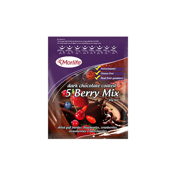 Morlife Chocolate 5 Berry Mix 30g