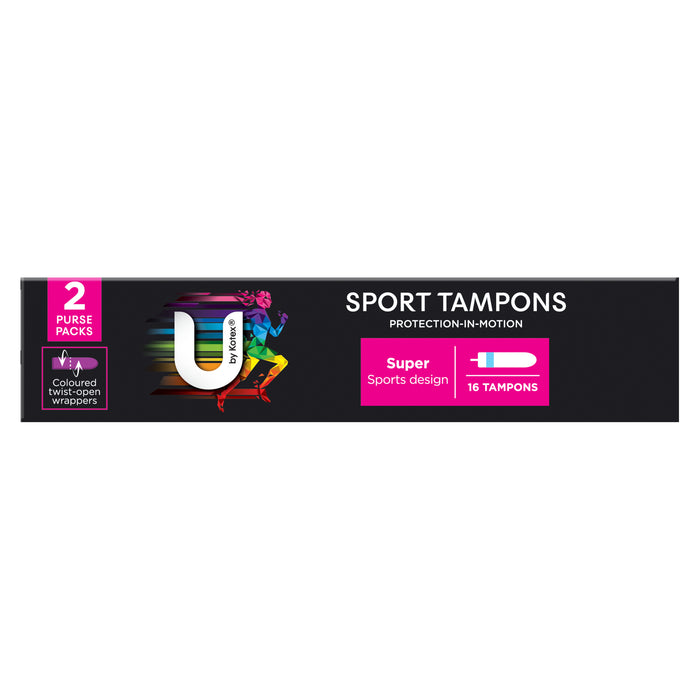 U By Kotex Sport Tampons Super 16