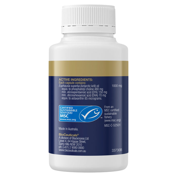 Bioceuticals Ultraclean Krill Oil Concentrate 60 Soft Capsules