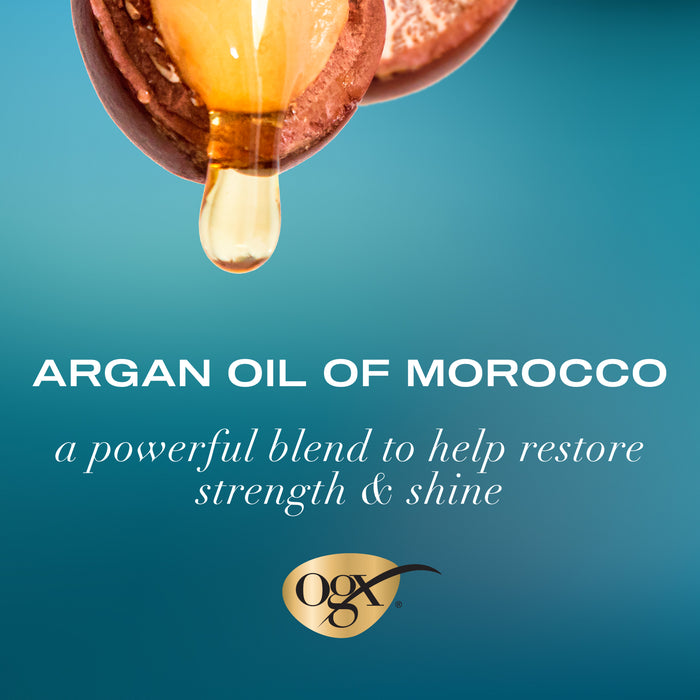 OGX Argan Oil Morocco Extra Strength Shampoo 385ml.