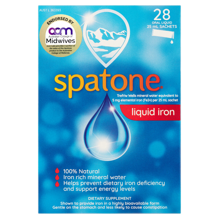 Spatone Liquid Iron Supplement Sachets 28x25ml