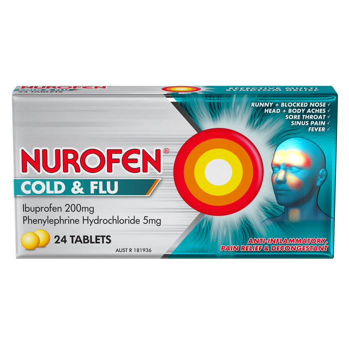Nurofen Cold & Flu PE Tablets 24.