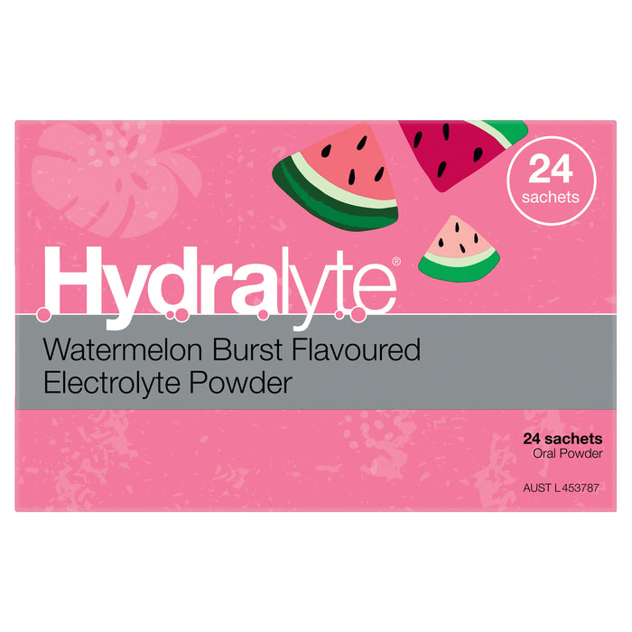 Hydralyte Sachets Watermelon 4.9g x 24 Sachets