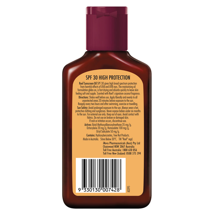 Reef Dry Sun Oil Coconut SPF30+ 125ml