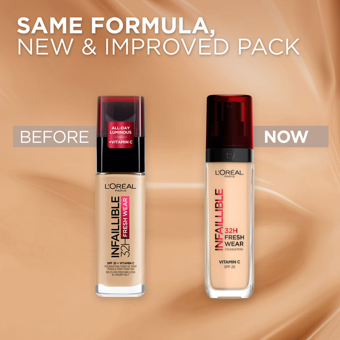 L'Oreal Infallible Fresh Wear Foundation 330 Hazelnut.