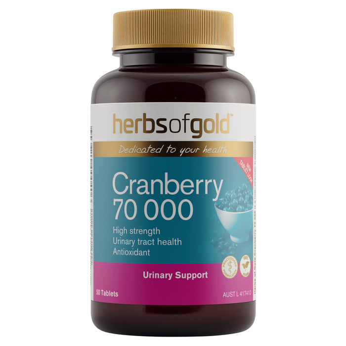 Herbs Of Gold Cranberry 70,000 50 Tablets