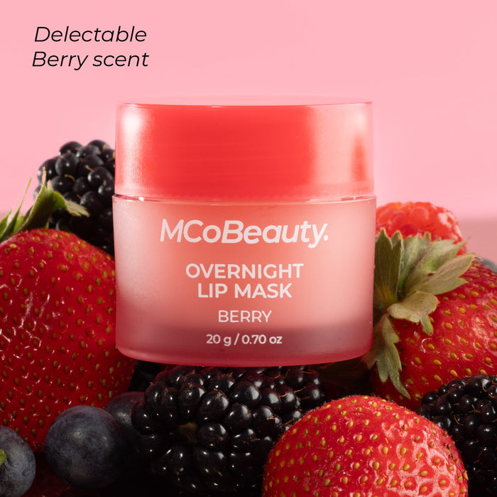 MCo Beauty Overnight Lip Mask Berry