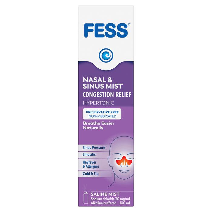 Fess Sinu Cleanse Nasal & Sinus Mist 100ml.