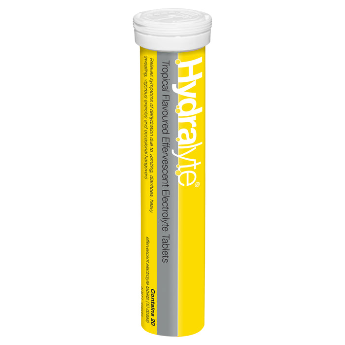 Hydralyte Effervescent Tablets Tropical 20