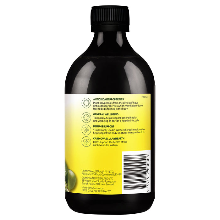 Comvita Olive Leaf Extract Natural 500ml.