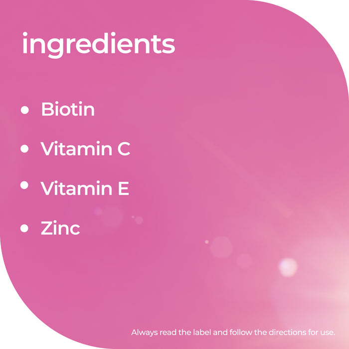 Nature's Way High Strength Adult Hair Skin Nail 60 Gummies