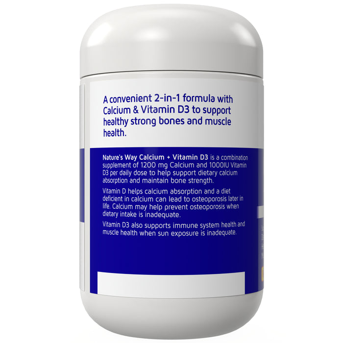 Nature's Way Calcium + Vitamin D 150 Tablets
