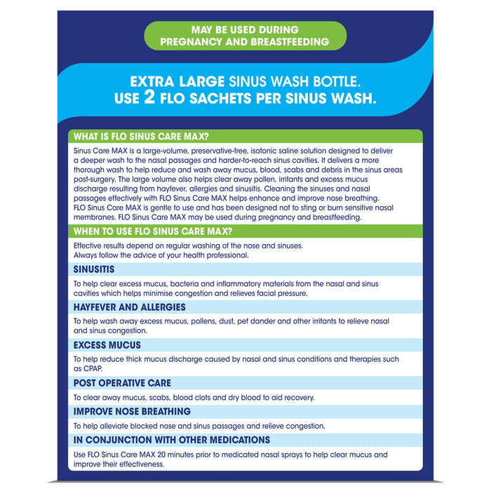 Flo Sinus Care Max Bottle & Sachets 28