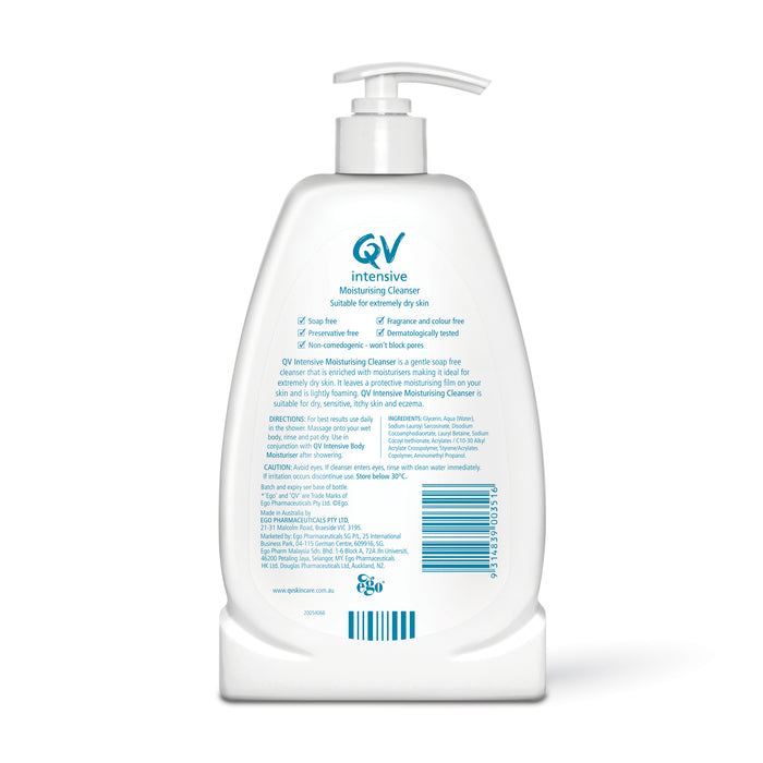 Ego QV Intensive Moisturising Cleanser 500ml.