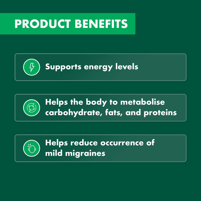 Nature's Own Vitamin B2 100mg 100 Tablets.