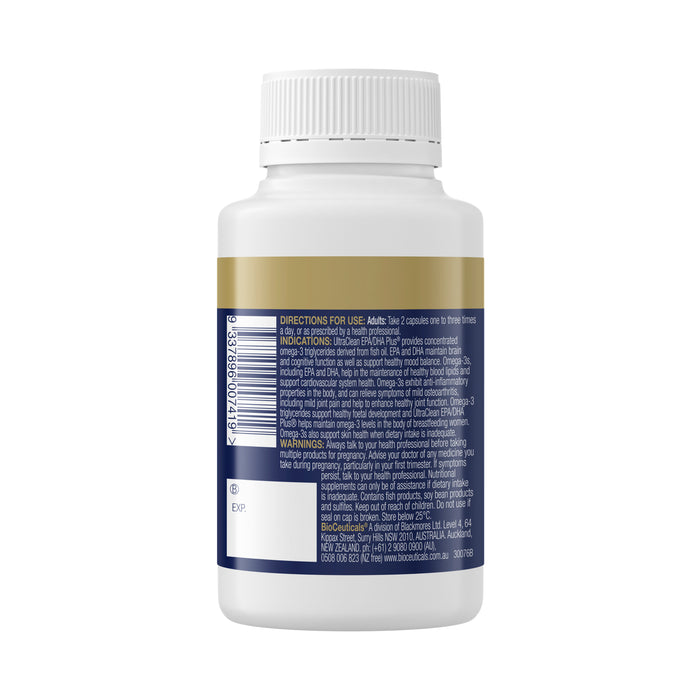 Bioceuticals Ultraclean Epa/Dha Plus 60 Soft Capsules