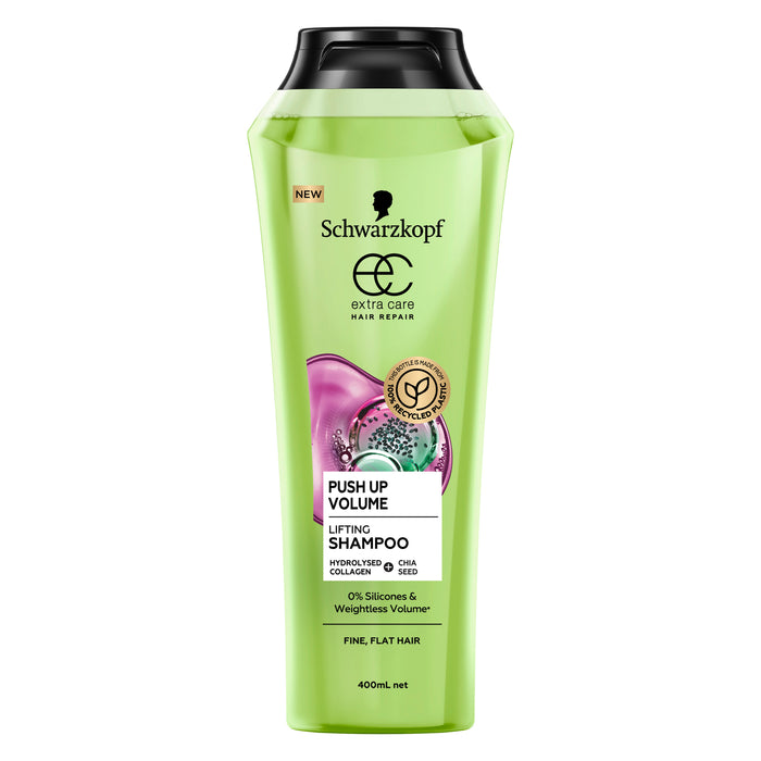 Schwarzkopf Extra Care Push Up Volume Shampoo 400ml.