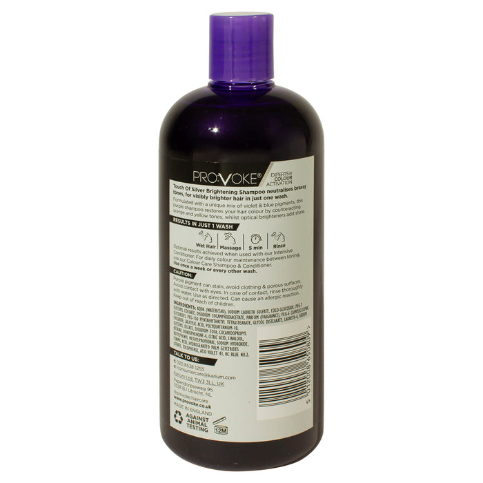 Provoke Touch Of Silver Brightening Shampoo 500ml