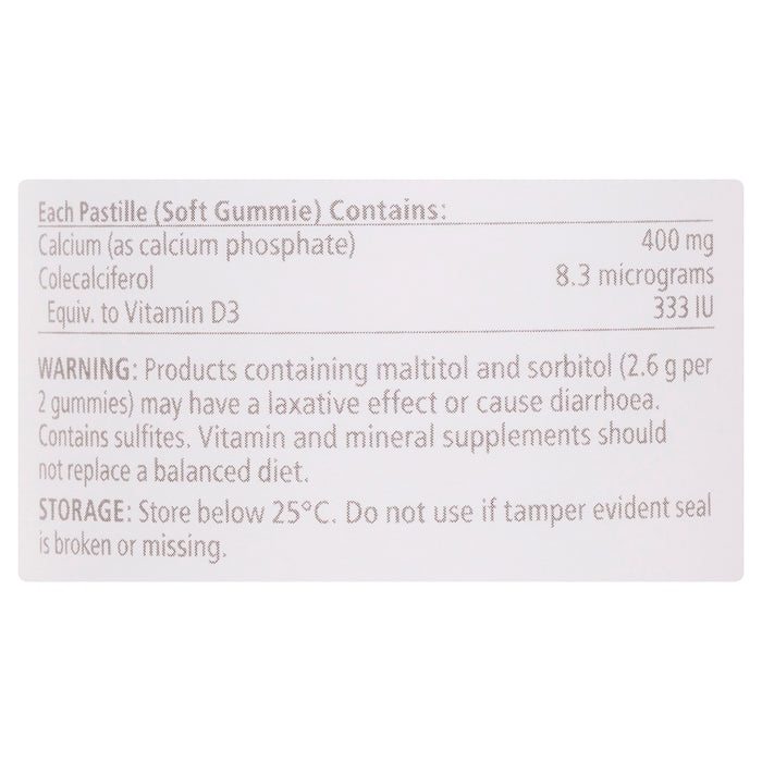 Nature's Way Calcium High Strength Sugar Free 60 Gummies